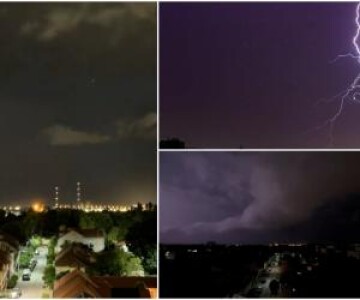 Fenomen spectaculos şi extrem de rar la Arad: Cerul s-a colorat cu fulgere ...